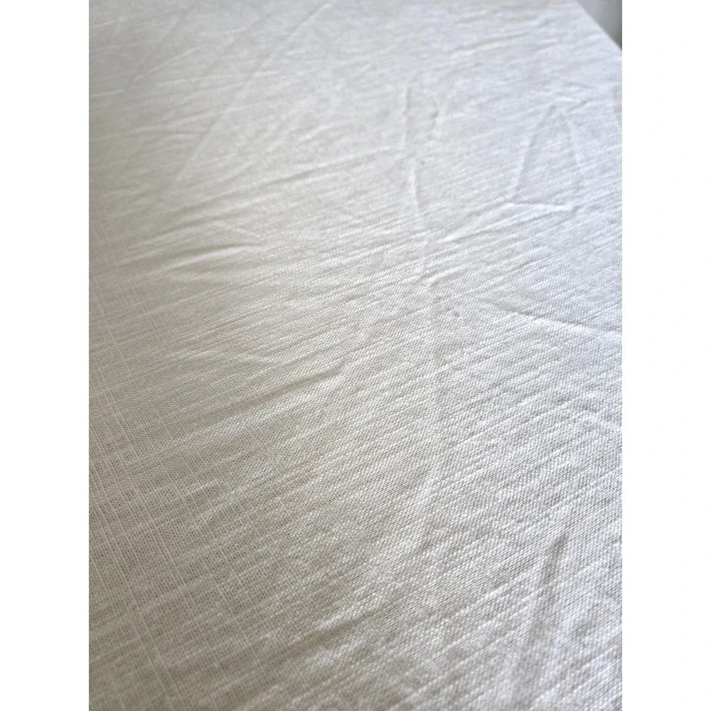 Casaluna King Heavyweight Linen Blend Duvet Cover Natural Beige Zipper Closure